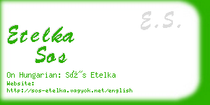 etelka sos business card